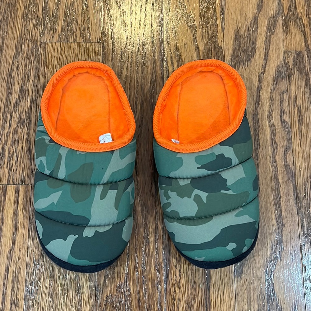 Wonder Nation, Boys, Slide On Slippers, Camouflage, Size 2-3